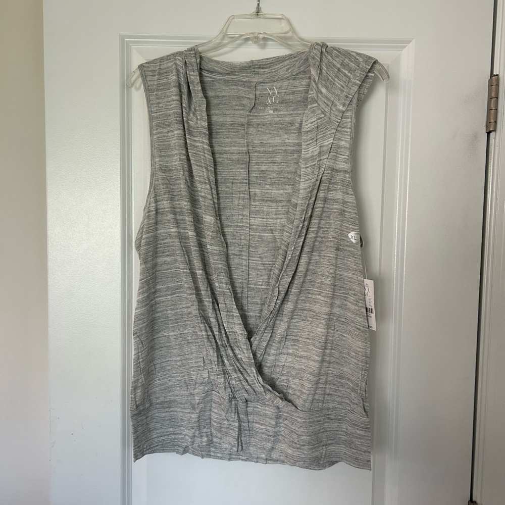Gray Sleeveless Women's Top